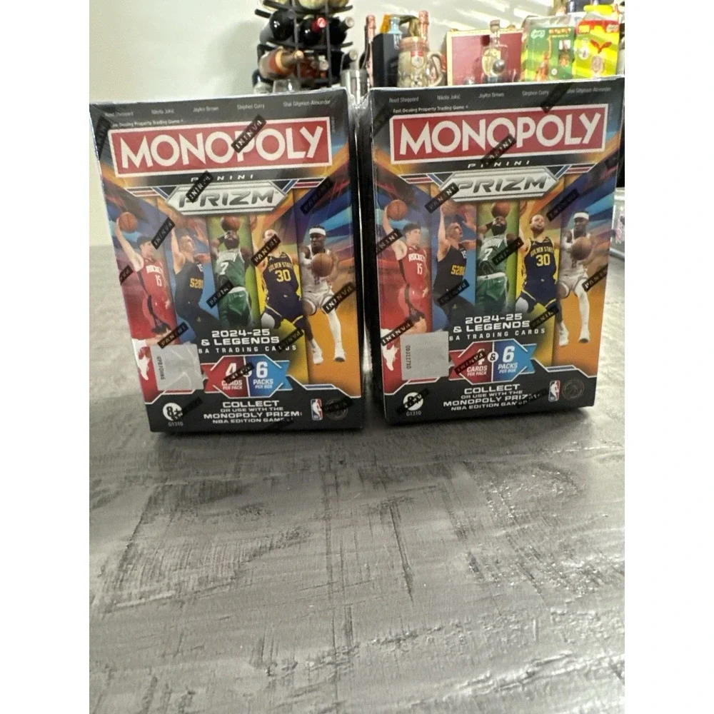 (2) Monopoly Panini Prizm NBA 2024-25 Booster Boxes Sealed Lot Target Release